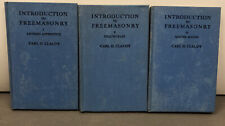Introduction to Freemasonry I, II, and III Carl H Claudy Complete Set of Three picture