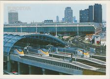 MR ALE Postcard x3 Eurostar Trains Waterloo Station Passenger Cars WOB UNP 411 picture