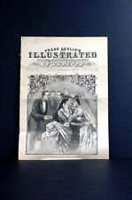 Grover Cleveland Marriage to Frances Folsom June 12 1886 FRANK LESLIES Newspaper picture