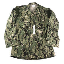 Koman Propper Jacket Womens Small X-Long Green Camo Navy Working Uniform Blouse picture