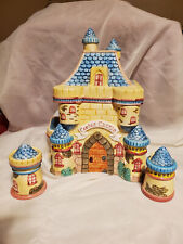 SMC Cookie Castle - Cookie Jar With Matching Salt and Pepper Shakers 1999 picture