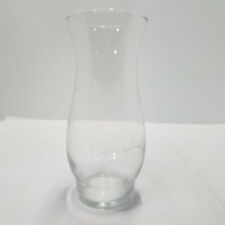 Libbey Clear Medium Glass Vase 6.5 inches tall Fluted Flared top Farmhouse picture
