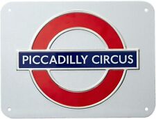 London Underground Piccadilly Circus Roundel Small Metal Sign (gwc) picture