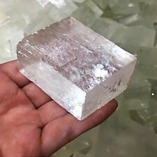 Large Natural Optical Calcite Raw Iceland Spar Mineral Specimen Crystal Healing picture