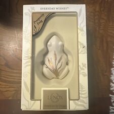 NEW IN BOX - LENOX Everyday Wishes Prosperity Frog Figurine with 24k Gold Trim picture
