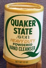 AVON QUAKER STATE OIL advertising Powdered Hand Cleanser Looks Like Oil Can picture