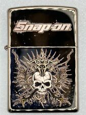 2015 Snap On Tools Skull Black Ice Zippo Lighter NEW picture