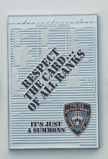 nypd challenge coin Rare 2015 Issue White Summons picture