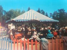 C 1960s Tio Vivo Oldest Merry-Go-Round in US Taos Fiesta NM Chrome Postcard picture