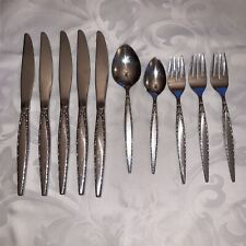 VENETIA Oneida Community Flatware 10 Pieces Vintage Burnished Glossy picture
