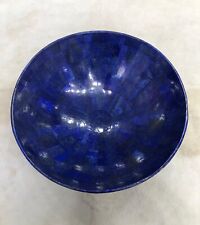 1.6Kg Natural Blue Lapis Lazuli Bowl Combine with Pyrite from Afghanistan picture