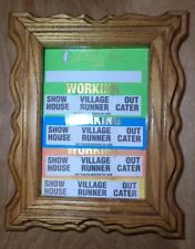 Vintage Lilith Fair Crew Pass Lot Of 4 In Wood Frame picture