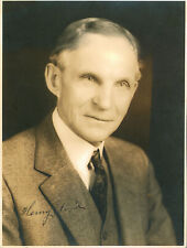 Henry Ford Authentic Signed 8x10 6.85x9.25 Photo Autographed BAS #AB14174 picture