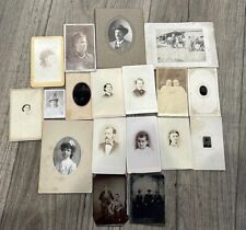 Lot Of 18 Antique Cabinet Cards Various Areas Old West  picture