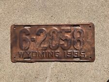 1935 - WYOMING - LICENSE PLATE picture