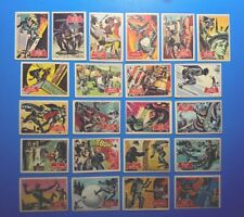 1966 Topps Batman A Series Red Bat Trading Cards Lot of 22 Incl. #1A VG-EX+ picture