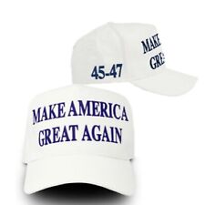 WHITE MAGA 47 official authentic Trump 2024 campaign gear￼ CaliFame Hat picture