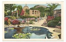 Mission San Juan Capistrano California CA Postcard Front of Mission Garden picture