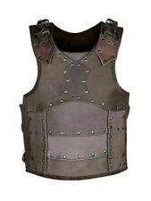 THE brown LEATHER medieval leather body armour Collectible Costume CHRISTMAS picture