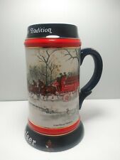 BUDWEISER 1990 Collector's Series Beer Stein “An American Tradition” EUC picture