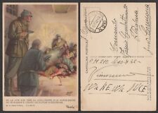 1942 Italy WWII Military Postcard - Artist Bocasile, Mussolini Quote, Bolshevik picture