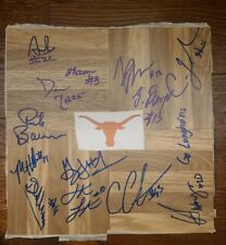 2010 TEXAS LONGHORNS MENS BASKETBALL SIGNED FLOORBOARD TRISTAN THOMPSON+10 RARE picture