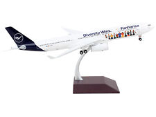 Airbus A330-300 Lufthansa Diversity Wins White Blue Tail Gemini 200 Diecast M... picture
