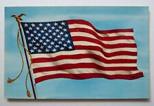 United States Flag Presented August 1959 Pan American Patriotic Postcard picture