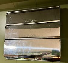 Vintage Chrome Garner Ware: Saran/Foil/Wax Paper/Paper Towel Dispenser MCM picture