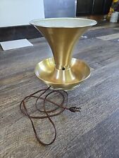 Vtg Art Deco MCM Mid Century Modern UpLight Metal Torchiere Table Lamp picture
