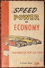 Speed Power And Economy HandBook For All Cars Hi-Mileage Edition 1952 Newhouse picture