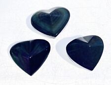 Wholesale Lot 1 Lb Natural Rainbow Obsidian Heart Crystal Natural Energy picture
