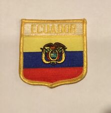 Ecuador Flag Shield Patch picture