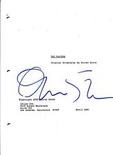 OLIVER STONE THE PLATOON SIGNED AUTOGRAPH FULL 122 PAGE SCRIPT EXACT PROOF COA picture