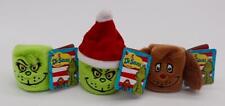 Lot of 3 2023 Dr. Seuss Marshmallow Plush: Grinch, Santa Grinch, Max New W Tags picture