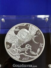 10 oz 2017 Modern Ancients Wisdom Owl .999 Silver Proof Round Ltd Ed. of 350 picture