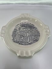 Vintage Hillbilly Ashtray Ma Fixin the Flat  Hurry Up Ma It's Hot In Here  Japan picture