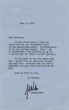 POLA NEGRI - TYPED LETTER SIGNED 06/06/1972 picture