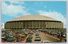 Houston Texas, Astrodome 30,000 Old Cars, Vintage Postcard picture