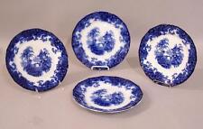 Columbia Clementson and Young four flow blue plates 9 and one half inches picture