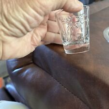 Fireball Whiskey Shot Glass | Etched L / Embossed Dragon picture
