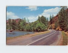 Postcard Chinook Pass Highway Along the American River Washington USA picture