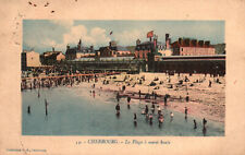 CPA 50 - CHERBOURG (Channel) - The High Tide Beach picture