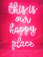 This Is Our Happy Place Neon Sign Lamp Light 24