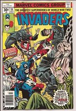 Invaders #18 VF+ 8.5 OW Pages (1975 1st Series) 1st Silver-Age app of Destroyer picture