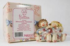 Enesco Cute As A Button SEW SPECIAL FRIENDSHIP By Mary Rhyner 1995 Rag Dolls picture