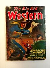 Rio Kid Western Pulp Aug 1947 Vol. 15 #1 VG picture