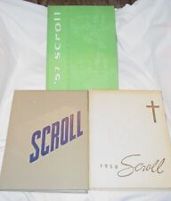 3 VINTAGE NORTHWESTERN COLLEGE EAGLES YEARBOOKS-1955, 1956, & 1957 -THE SCROLL picture