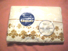 Wamsutta Lustercale Bed Sheet Irregulars Flat 81x108 Double Vintage In Package picture