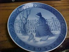 Royal Copenhagen 1955 Annual Christmas Plate 1St Quality picture